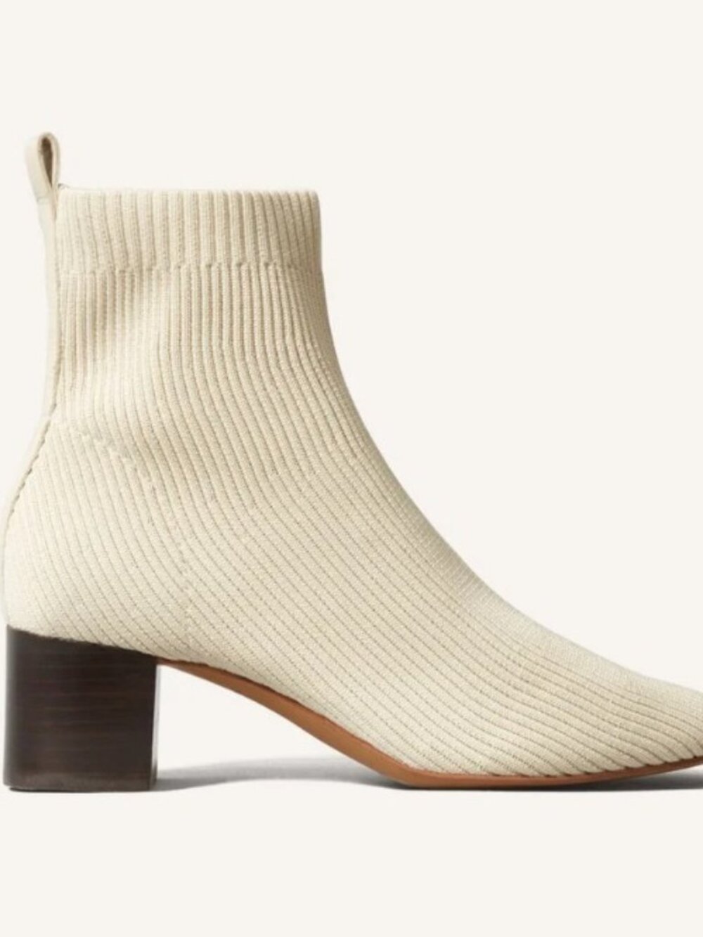 Everlane The Glove Boot (White), 8.5